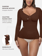 Seamless Long-Sleeve Everyday Shaper Top