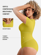 Scoop Neck Buttery Seamless Everyday Bodysuit