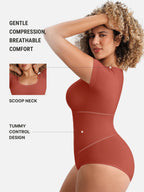 Scoop Neck Buttery Seamless Everyday Bodysuit