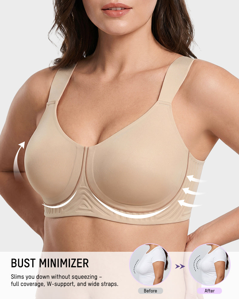 Wireless Full Coverage Minimizing Bra
