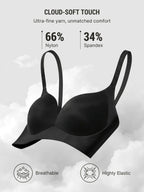 Push Up Soft Wireless Everyday Bra